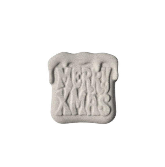 MINI Squishy Cube SNOW Merry Xmas Mould
