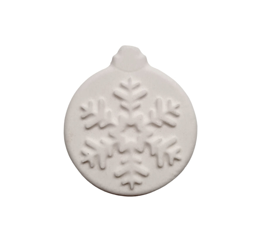 Flat Snowflake Bauble Mould