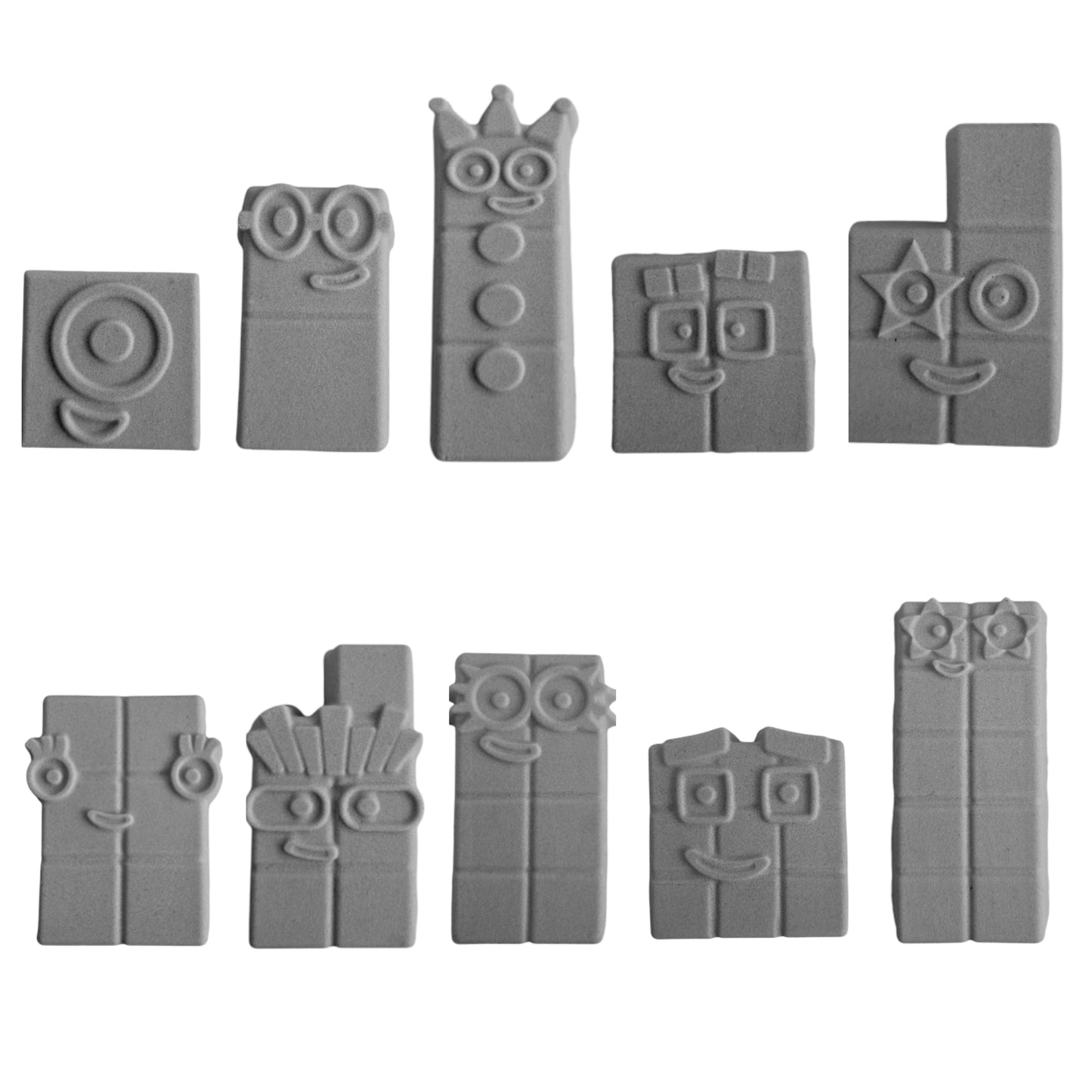 MINI Num Block Set x10 Mould