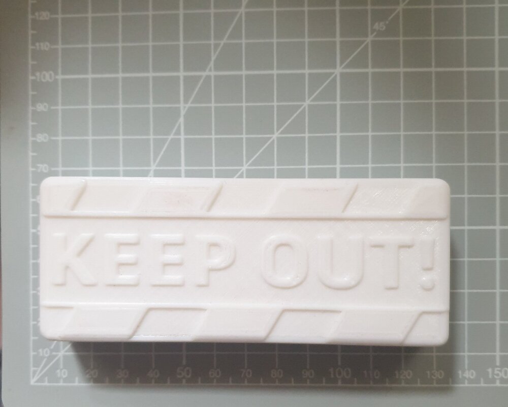 KEEP OUT Mould