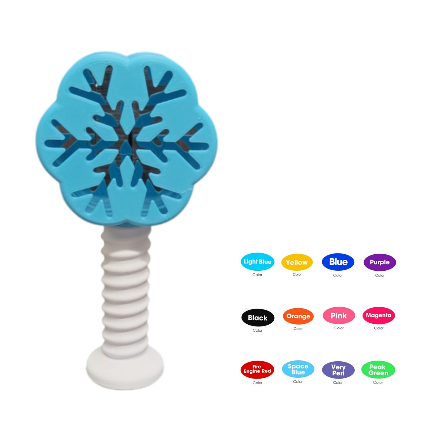 Snowflake Bath Bomb Art Wand