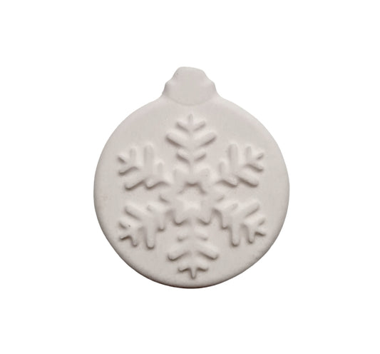 Flat Snowflake Bauble Mould