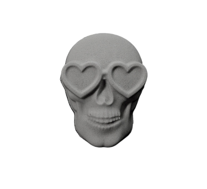 Skull With Glasses Mould