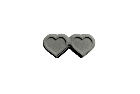 Mini Heart Glasses Mould