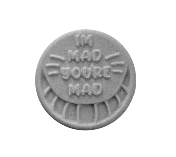 Wonderland You're Mad Puck Mould