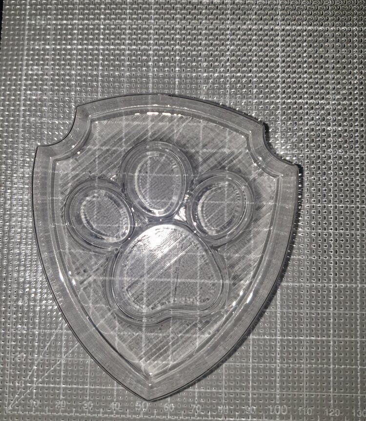 Paw Badge Mould