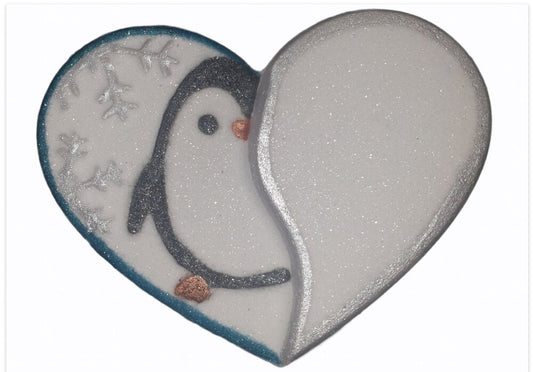 Penguin Heart Mould