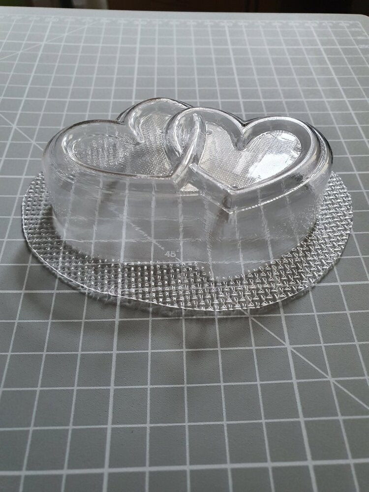 Linked Heart Bath Bomb Mould