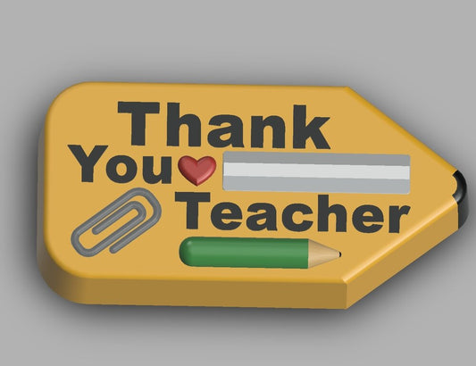 Thank You Teacher Mould